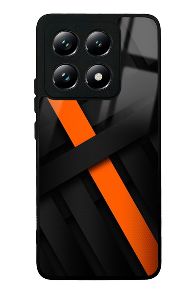 Spoyi Xiaomi Mi 14t Glossy Phone Case with Carbon Weave Design