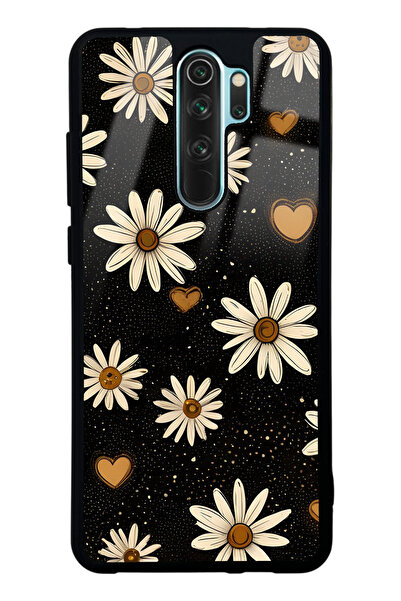 Spoyi Xiaomi Redmi Note 8 Pro Midnight Daisies Tasarımlı Glossy Telefon Kılıfı