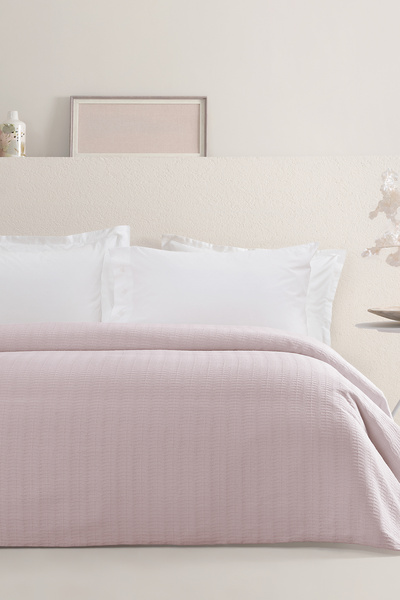 Dormy Home Braga 100% Cotton Single Pique - Powder