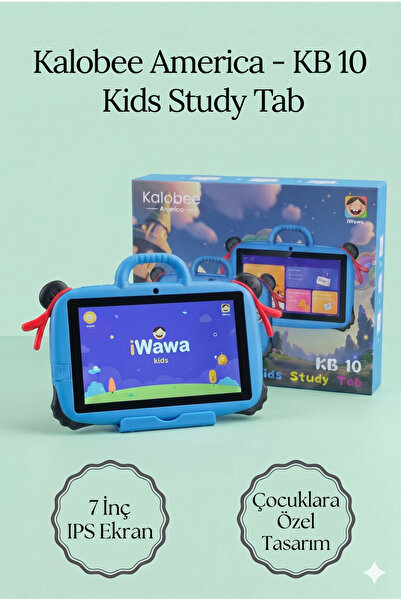 shop Kalobee KB-10 7 İnç 4GB RAM 128GB Hafıza Android 10.0 Eğitici Çocuk Tabl...