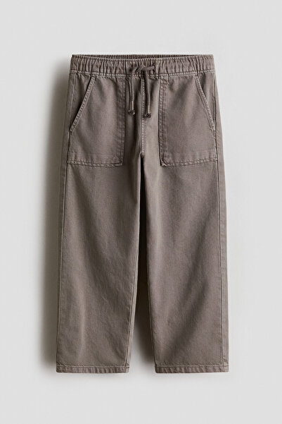 H&M Pamuklu Gabardin Jogger Pantolon