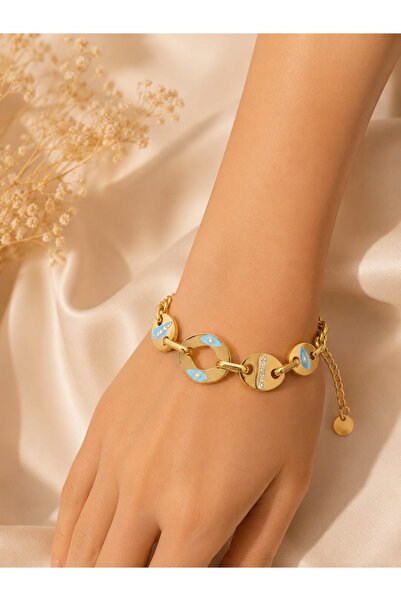 316 L çelik Steel Charm Bracelet