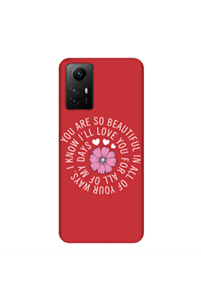 Other Xiaomi Redmi Note 12s Your Ways Red Colored Silicone TPU Θήκη