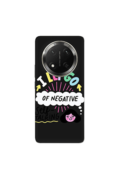 Other Honor Magic 7 Lite Let go Self talking Black Colored Silicone TPU Θήκη