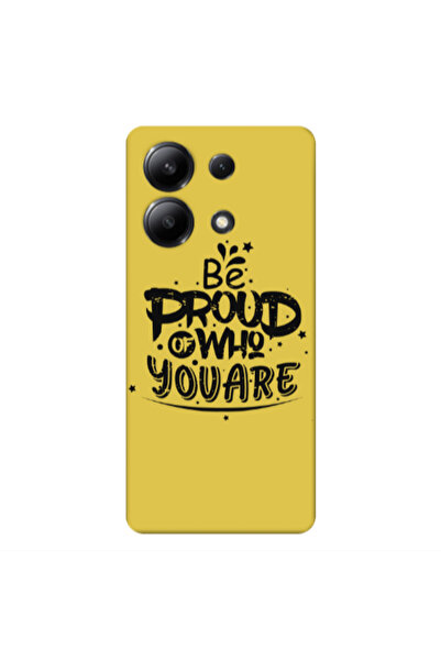 Other Xiaomi Redmi Note 13 4G Be proud of who you are Yellow Colored Silicone...