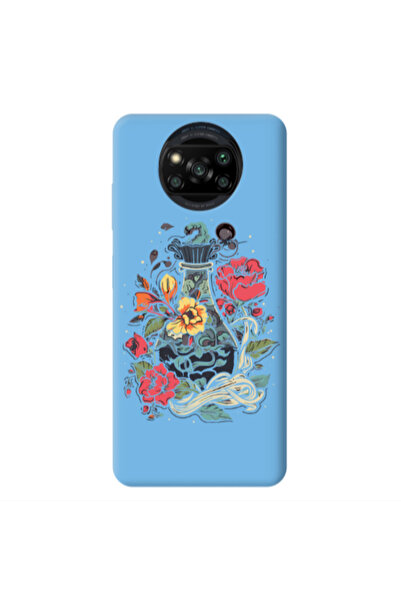 Other Xiaomi Poco X3 /X3 Pro Magic vase Blue Colored Silicone TPU Θήκη