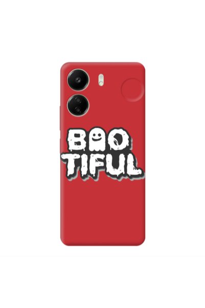 Other Xiaomi Redmi 13C Baotiful Red Colored Silicone TPU Θήκη