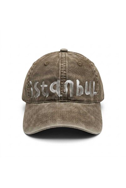 Aware Time Unisex Özle Washed Denim Cap Hat