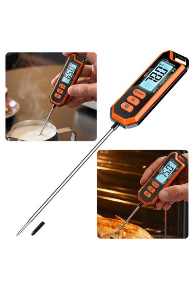 Loyka INNO-670 Su Geçirmez Saplamalı Dijital Gıda Termometresi 300°C IP67