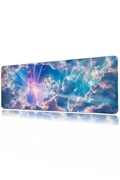 Halura Estetik Motif 40x90 Desenli Dijital Baskılı Oyuncu Mousepad XXL Kaymaz...