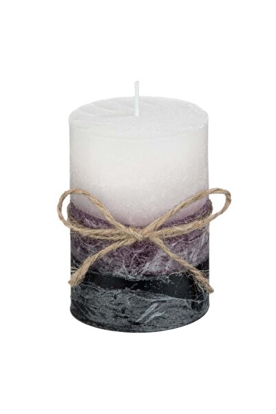 OEM Lumânare Decorativă Alb, Lumină Caldă și Atmosferă Relaxantă, Ø5 x 7.5cm