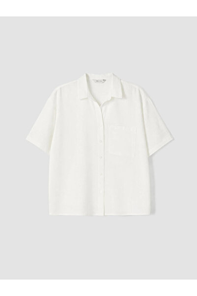 LC Waikiki White Loose Fit Women's Shirt