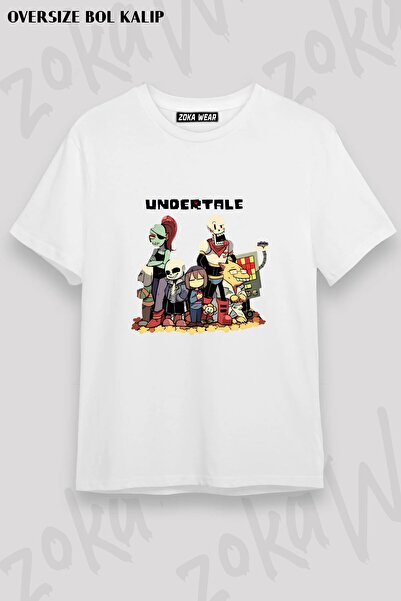 ZOKAWEAR تي شيرت مطبوع للجنسين من نوع Undertale Sans v5
