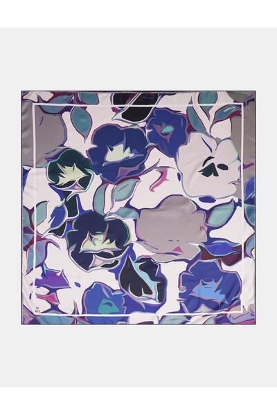 KYR Abstract Floral Pattern Scarf Laci-Stone
