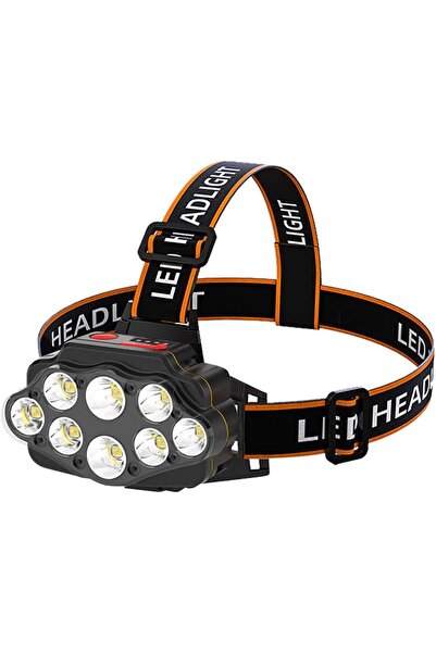 Arabest Rechargeable Headlamp,8 LED,18000 High Lumen,Waterproof,USB Head Ligh...