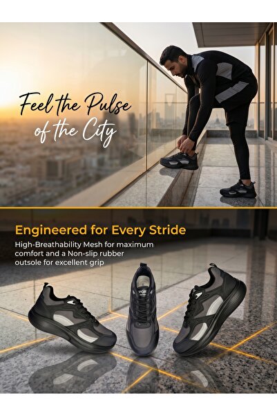 ArabTread Luxury Breathable Mesh Sneakers - Built with ergonomic design to re...