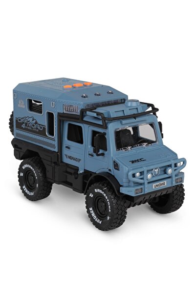 Vardem Kutulu Sürtmeli Işıklı Müzikli Off-Road Lüks Araba - Mavi