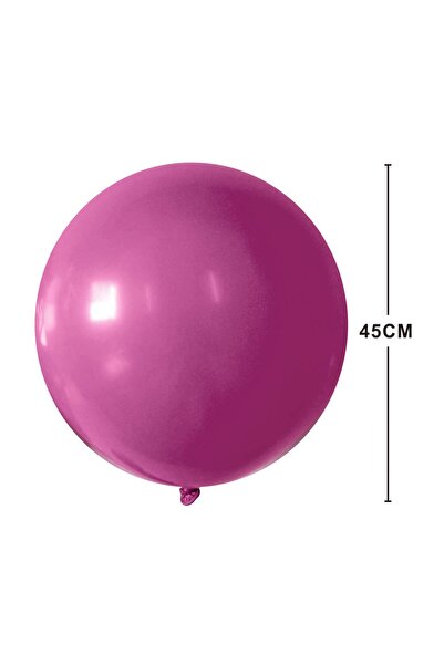MP Mirific Party Set de 10 baloane jumbo din latex, mov magenta, 45 cm