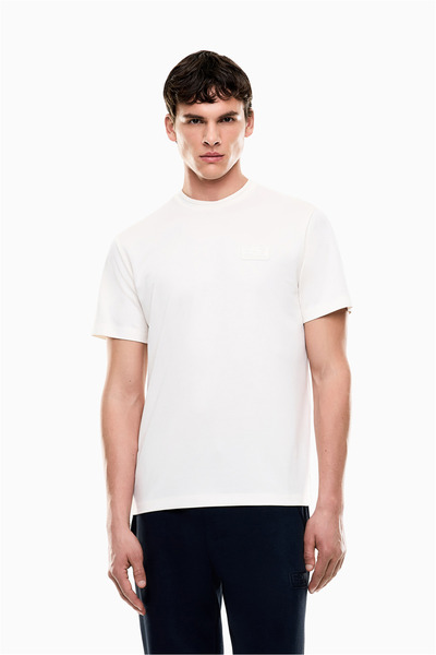 EA7 Erkek Bisiklet Yaka T-Shirt Çok Renkli