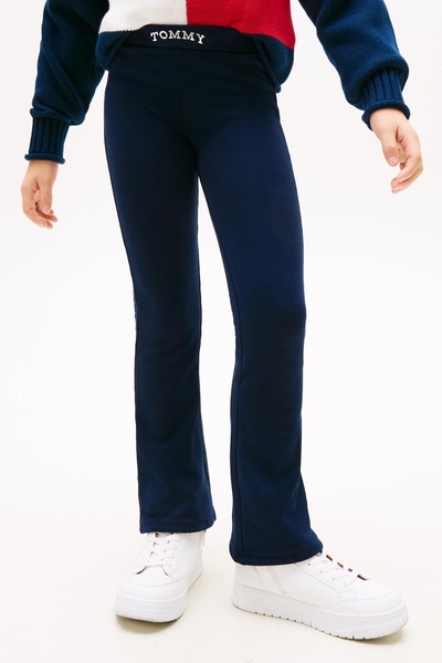 Tommy Hilfiger Kız Çocuk Tommy Foil Flare Tayt - Lacivert