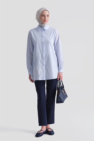 Armine Pantaloni 26YT209 Bleumarin