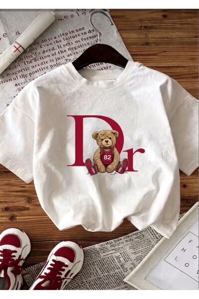 LELVANİ TRICOU DE DAMĂ CU GULER ROTUND ȘI IMPRIMEU DR AYI