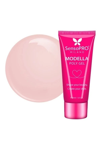 SensoPRO Milano Polygel MODELLA - Nud Piersică, 30ml