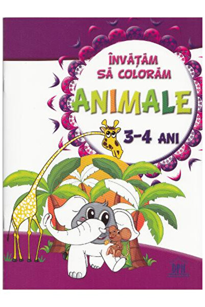 Editura DPH We Learn to Color Animals 3-4 Years, - DPH Publishing House
