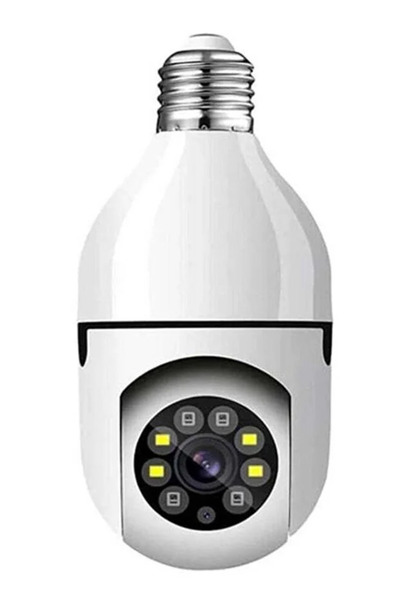 Yallabena 360 Degree Bulb Security Camera Hd 1080P Wireless Wifi Camera Hd Ni...