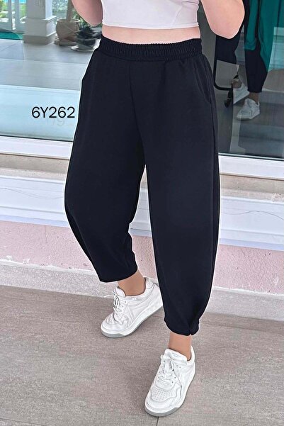 İnce Topuk Harem pantalone od modalne tkanine 6y262
