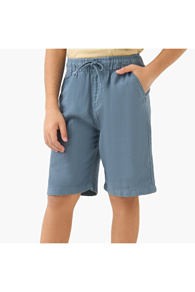 ELIGO Drawstring Waist Shorts with Pockets