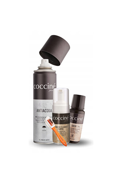 Coccine Set de ingrijire a incaltamintei, Coccine, Antiacqua 250 ml, Spuma 10...