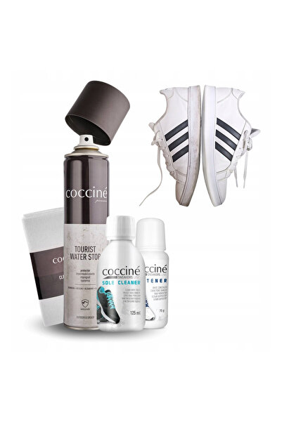 Coccine Set de ingrijire a incaltamintei, Coccine, Whitener + Tourist + Lavet...