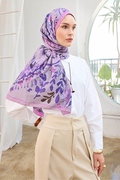 Silk Home Urban Hours Aurora Purple Mayda Shawl