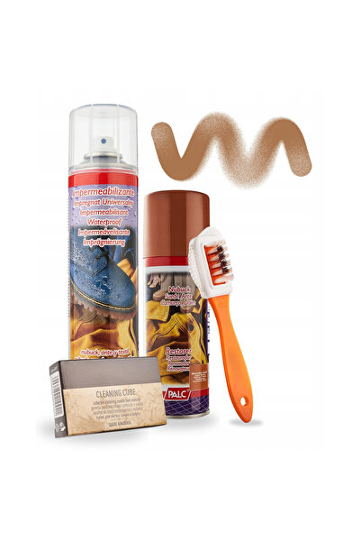 Palc Kit de renovare, deget, maro deschis, 400 ml, spray pentru piele intoars...