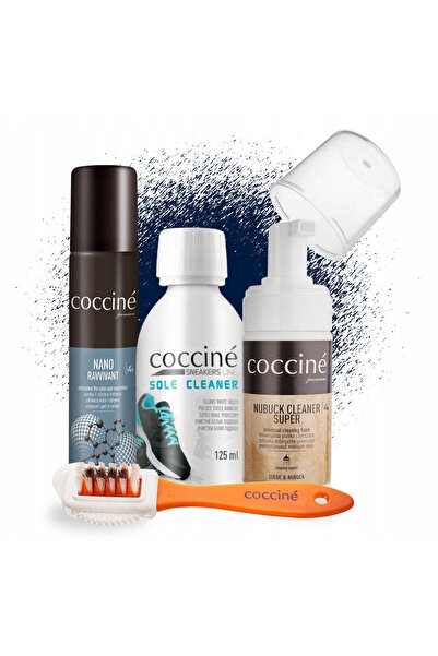 Coccine Kit de curatare, Coccine, 4 in 1, Albastru marin, spray racoritor 75 ...
