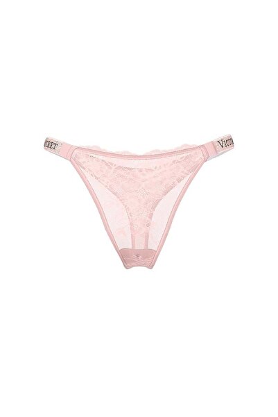 Victoria's Secret Işıltılı Askılı Gül Dantelli Külot