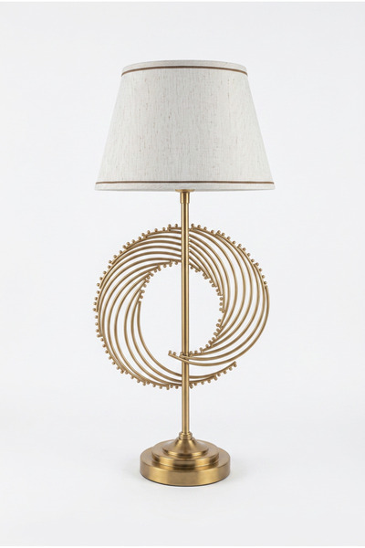 LUMINZO Viora Eskitme Luxury Series White Headboard Spiral Design Metal Lamps...