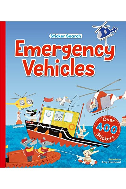 Usborne Căutare autocolante: Vehicule de urgență
