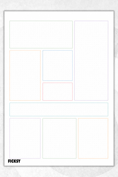 Ficksy Timeless Multi-Purpose Daily Weekly Monthly Planner - A4 Size To Do - ...