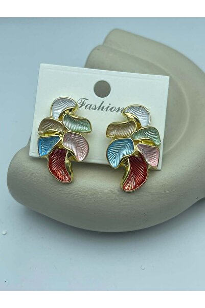 BİJU YILMAZ Multicolored leaf earrings - 26vipk30