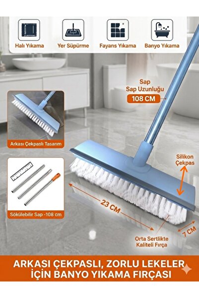 Neler Geldi Neler Sihirli Çekçekli Fayans Fırçası Çekpaslı Fırça Banyo Fırças...