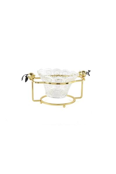 Mikasa Moor Gold Glass Presentation Bowl 30X18X13Cm
