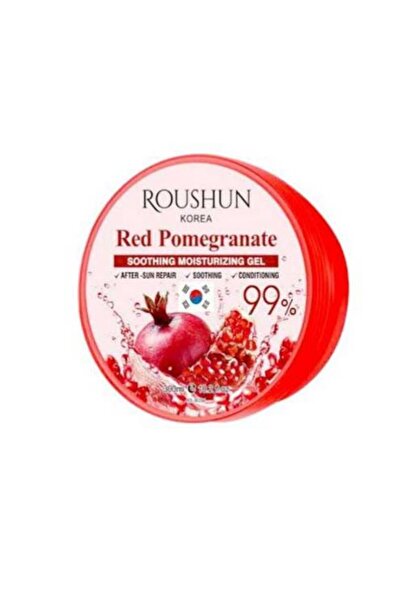 RousHun Red Pomegranate Moisturizing and Soothing Gel, 300 ml