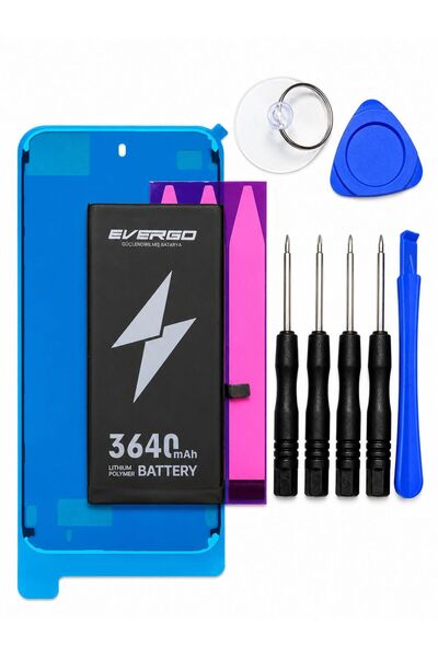 evergo İPHONE 7G PLUS BATARYA 3640mAh YÜKSEK KAPASİTE ÜSTÜN GÜÇLENDİRİLMİŞ BA...