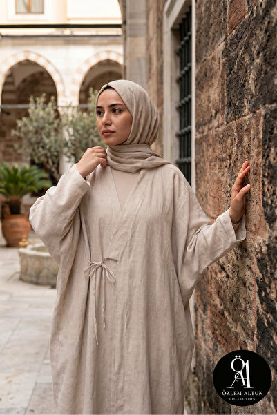 Markasız ucuz Yarasa Kol Keten Abaya