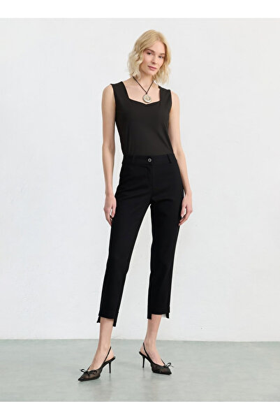 Selen Siyah Kadın Pantolon 26YSL5574