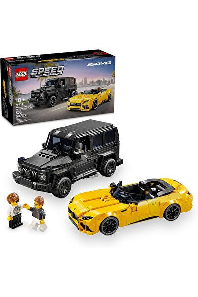 LEGO ألعاب بناء سيارات سبيد تشامبيونز مرسيدس-AMG G 63 ومرسيدس-AMG SL 63 - سيا...