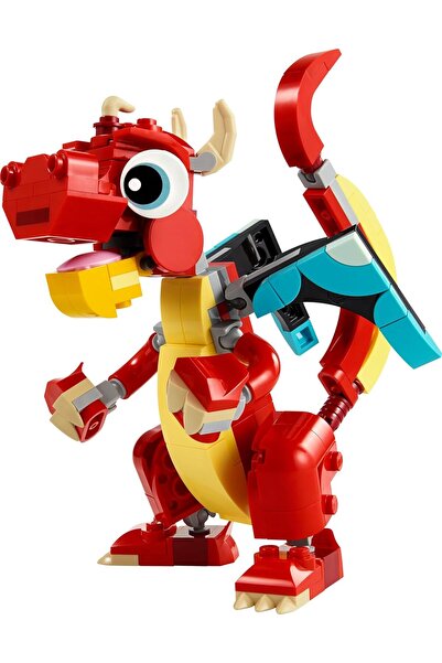 LEGO Creator 3in1 Red Dragon Toy to Fish Figure to Phoenix Bird Model, Animal...