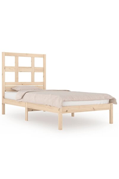 vidaxl Cadru pat fără saltea, 90x190 cm, lemn masiv de pin